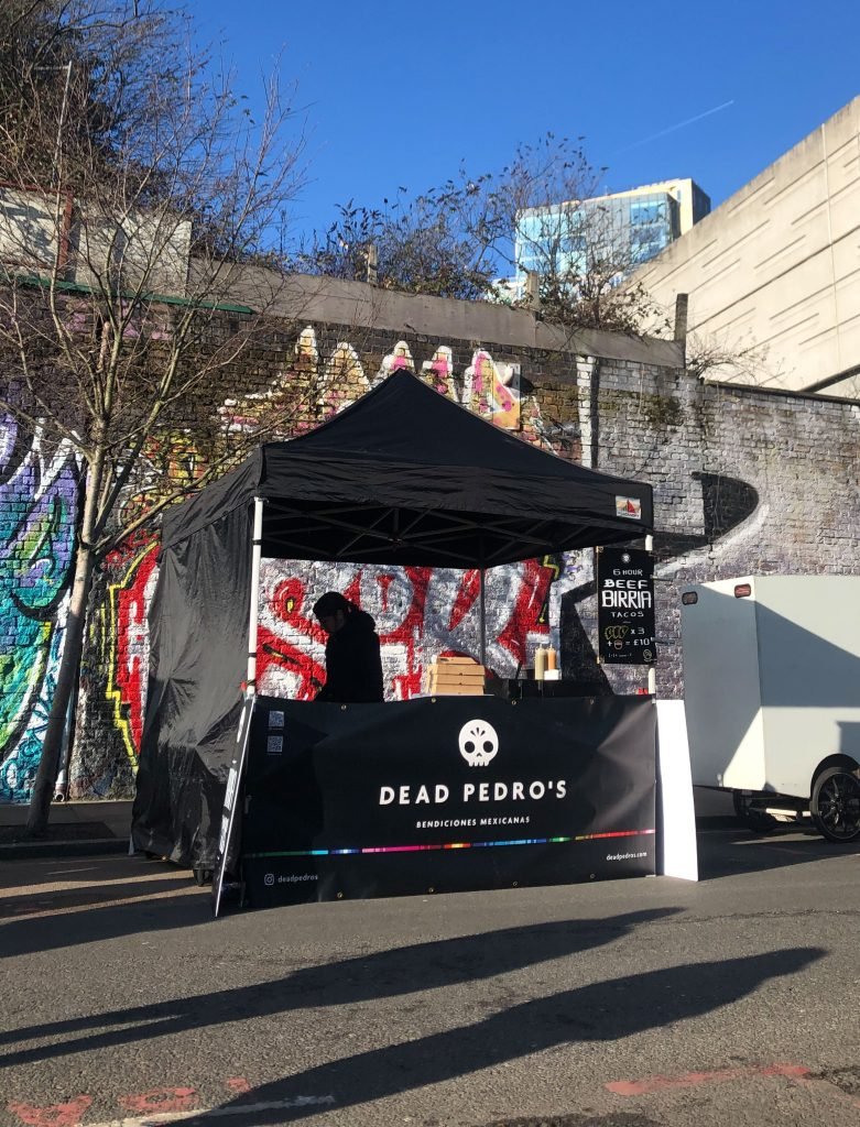 Dead Pedro's market stall